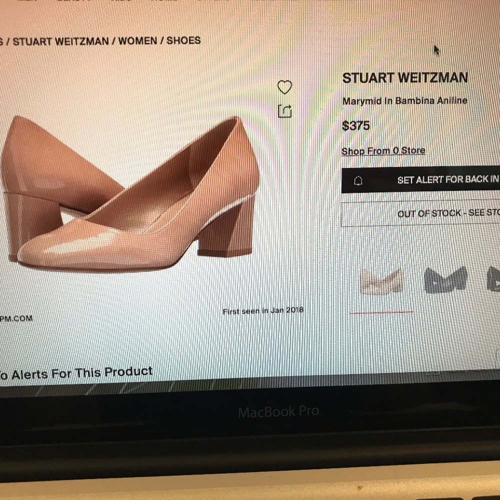 STUART WEITZMAN Marymid In Bambina Aniline